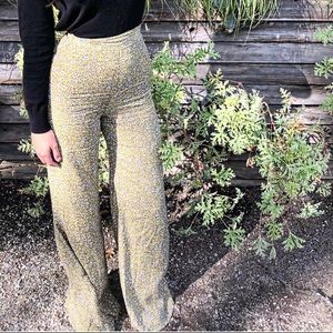 Floral Wide Leg Pants